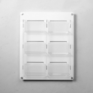 Wholesale Acrylic Wall Mounted Postcard Display Holder 