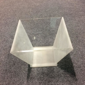 Square acrylic salad serving bowl / tray 