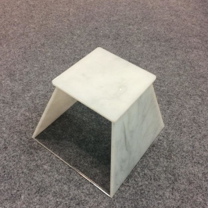 Square acrylic salad serving bowl / tray 