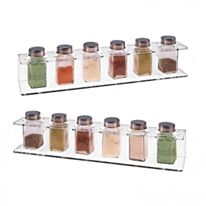 Acrylic Wall Mounted Spice Rack 