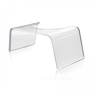 Clear acrylic Slim Ghost toilet stool 