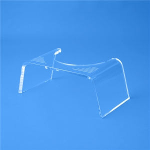 Custom acrylic bathroom toilet slim ghost stool 