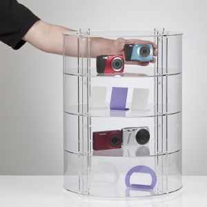acrylic display cabinet with lock
