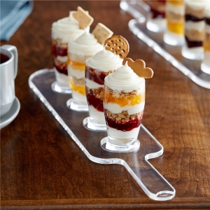 custom plexiglass beer flight paddle boards acrylic flight paddle tray 