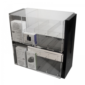 Customized acrylic display case cabinet for cigarette 