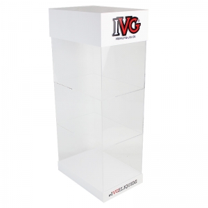 3 tier acrylic large display case lucite display cabinet for storage 