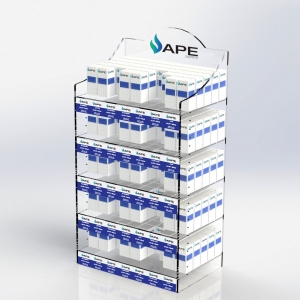 Manufacture Acrylic E-Cigarette Counter Top Display Unit 