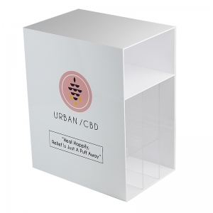 custom large white acrylic display case lucite display cabient for shop 