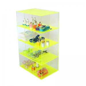 Customized rotating perspex power bank stand racks 