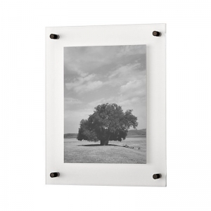 wall mounted A4 clear acrylic phto frame 