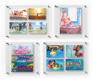 acrylic floating photo frame