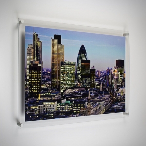 acrylic frameless photo frame