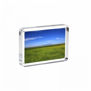 Square magnetic acrylic photo frame for wedding 