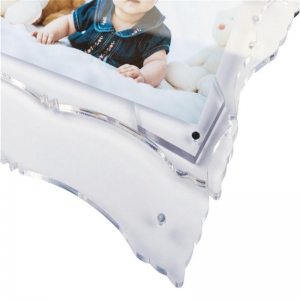 4x6 ornate border acrylic magnetic picture frame for tabletop 