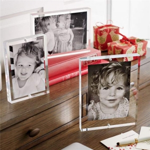 Clear double acrylic picture frame 5x7 