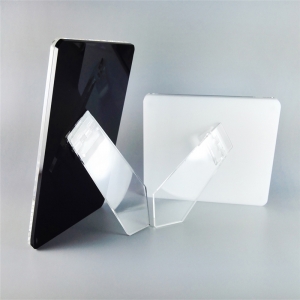 Free stand floating acrylic frame photo frame 