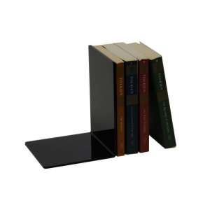 custom black acrylic book display plexiglass acrylic bookends for home use 