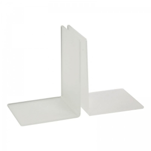 wholesale L shape clear acrylic book stand decorative crystal book ends 