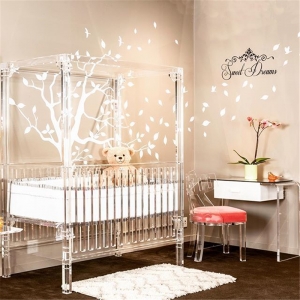 clear acrylic baby crib