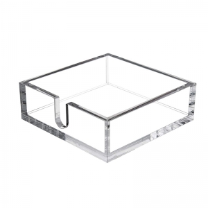 Clear luncheon acrylic napkin holder tissue dispenser 