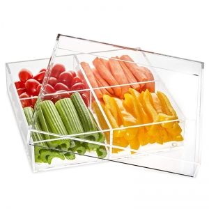 clear acrylic tray