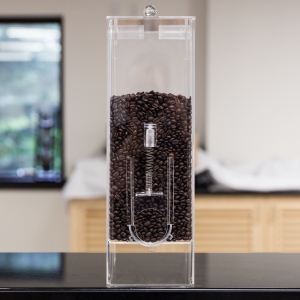 Wholesale customized Acrylic coffee bean Dispenser 