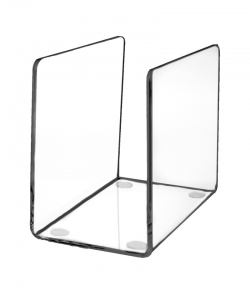 wholesale pmma restaurant napkin rack clear u shape acrylic napkin holder 