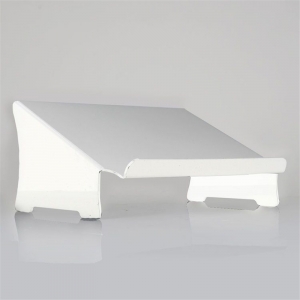 Angled custom acrylic lectern perspex magazine holder 