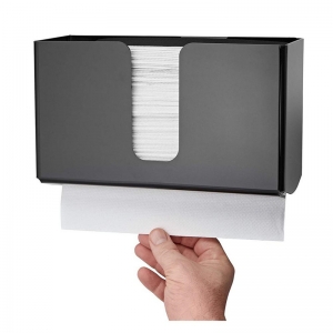 black acrylic napkin box