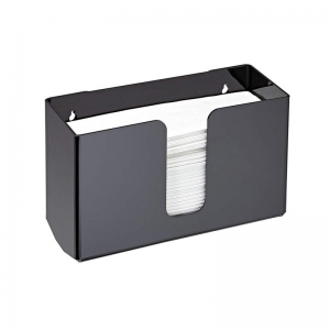 custom cheap wholesale black acrylic napkin box 