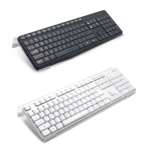 Inclinded wholesale custom acrylic computer keyboard holder 