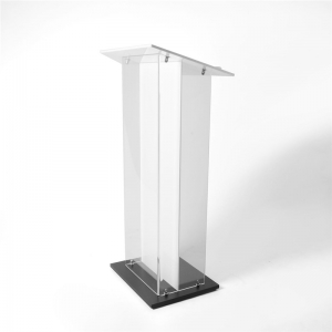 Fixture clear acrylic podium pulpit lectern 