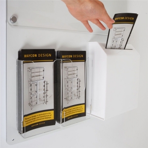 Office wall mounted persex display board with suggestion box 