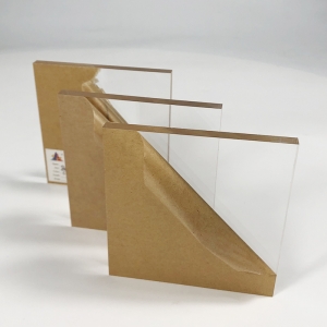 high transparency 6mm thick clear acrylic sheet with Kraft paper 