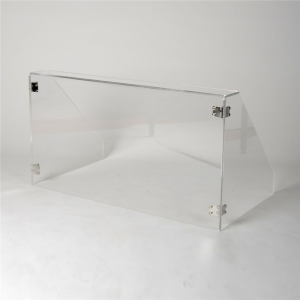 Transparent acrylic sneeze guard perspex sneeze barrier screen 