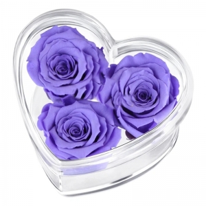 clear acrylic rose box