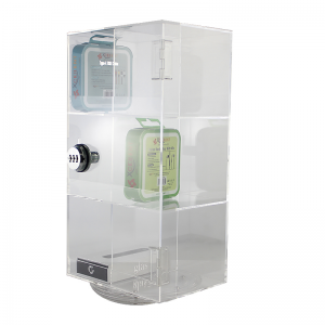 Wholesale 3 tiers acrylic vape display cabinet 