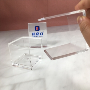 Detachable square mini acrylic rose flower box 