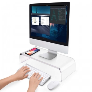 8mm clear acrylic TV stand 