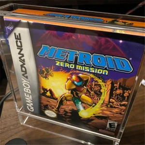 Acrylic Gameboy color advance cartridge storage box for wholesale 