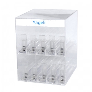 factory wholesale acrylic E-Cigarette Display cabinet with pushers 