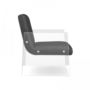 one Seater Acrylic Sofa 