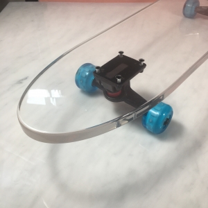 customized acrylic skateboards long boards 