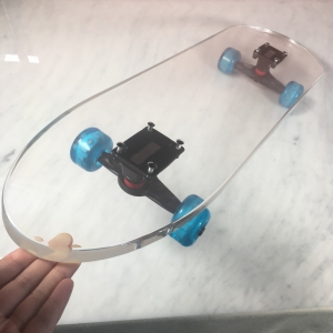 customized acrylic skateboards long boards 