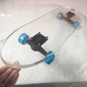 acrylic skateboard