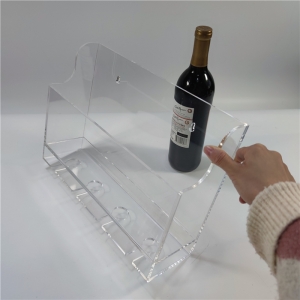 acrylic wine rack