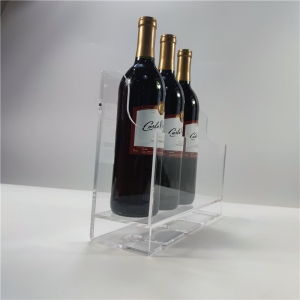 acrylic wine bottle holder