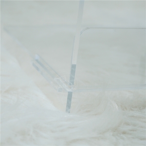 Wholesale 3 tiers clear dismountable acrylic cabinet perspex retail rack 