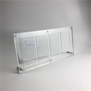 Wall mounted anti-UV acrylic 3 PSA graded cards stand 