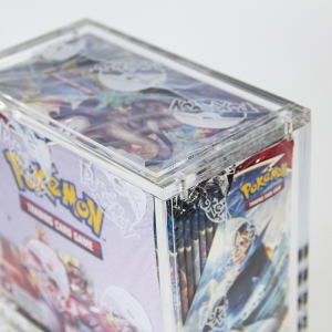 Stackable Pokemon Magnetic Acrylic Booster Box Protector Case WOTC and Modern 